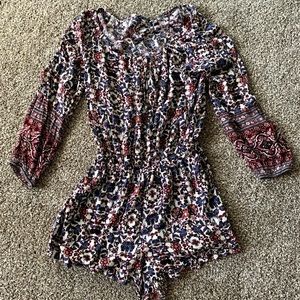 Printed romper